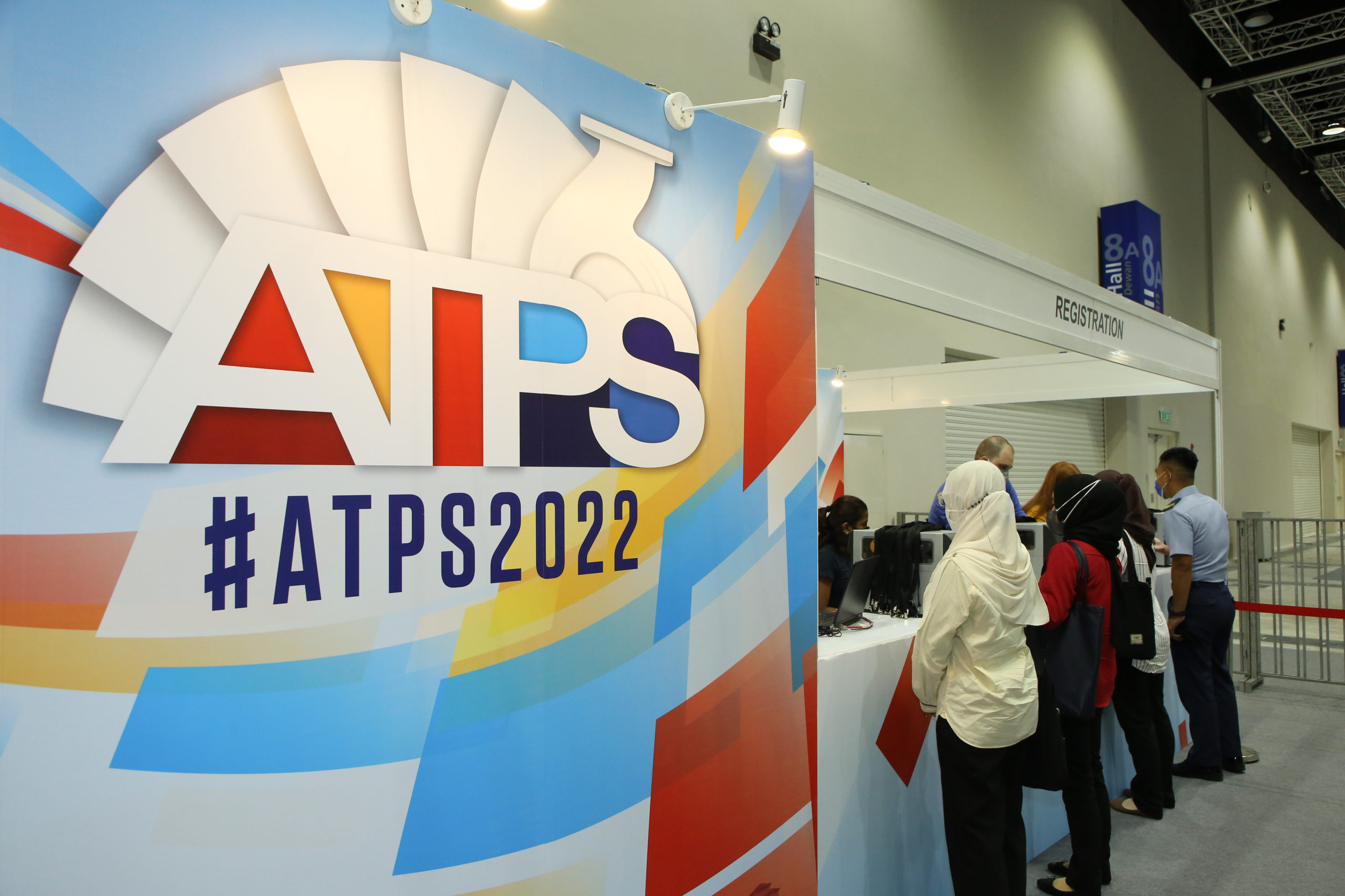 View of ATPS 2022 Registration Counter